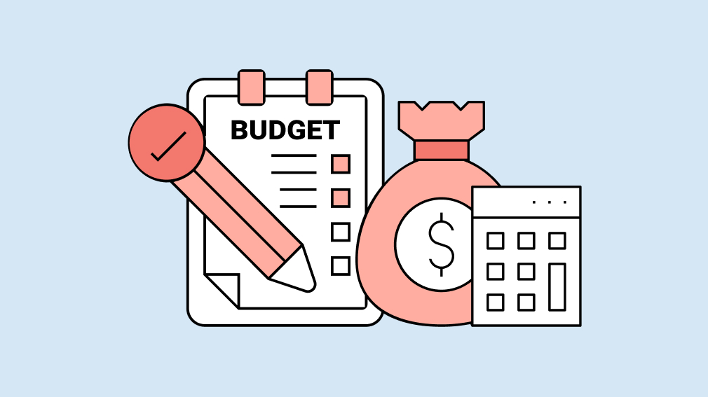 Pictogram of a budget